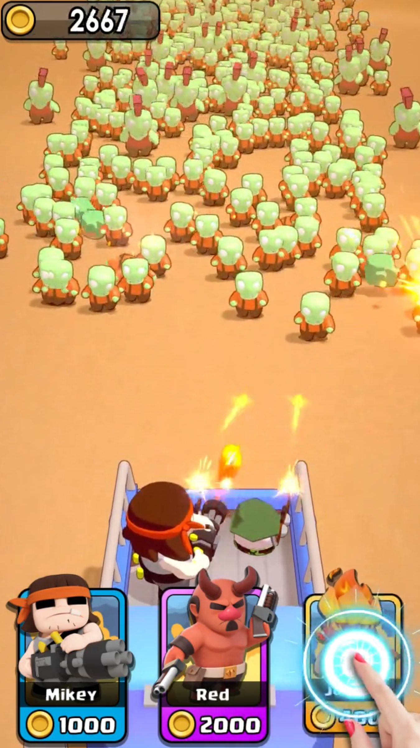 Z Defense Game Screenshot