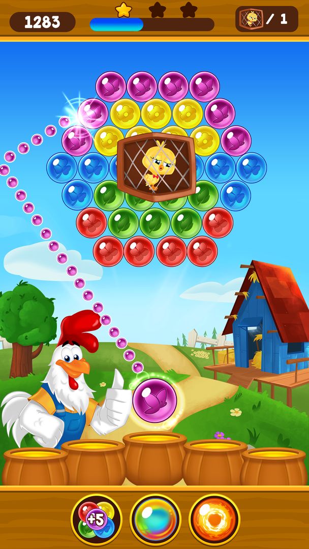 Farm Bubbles - 農場泡泡射擊遊戲遊戲截圖