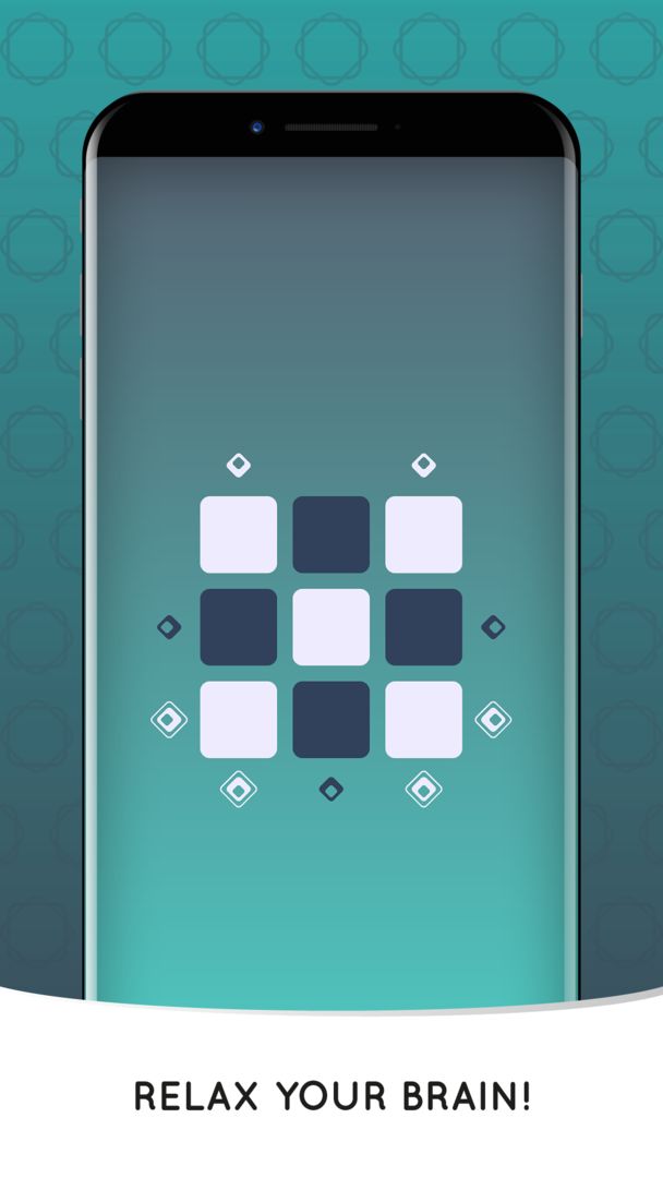 Screenshot of Zen Squares: Flat Rubik's Cube
