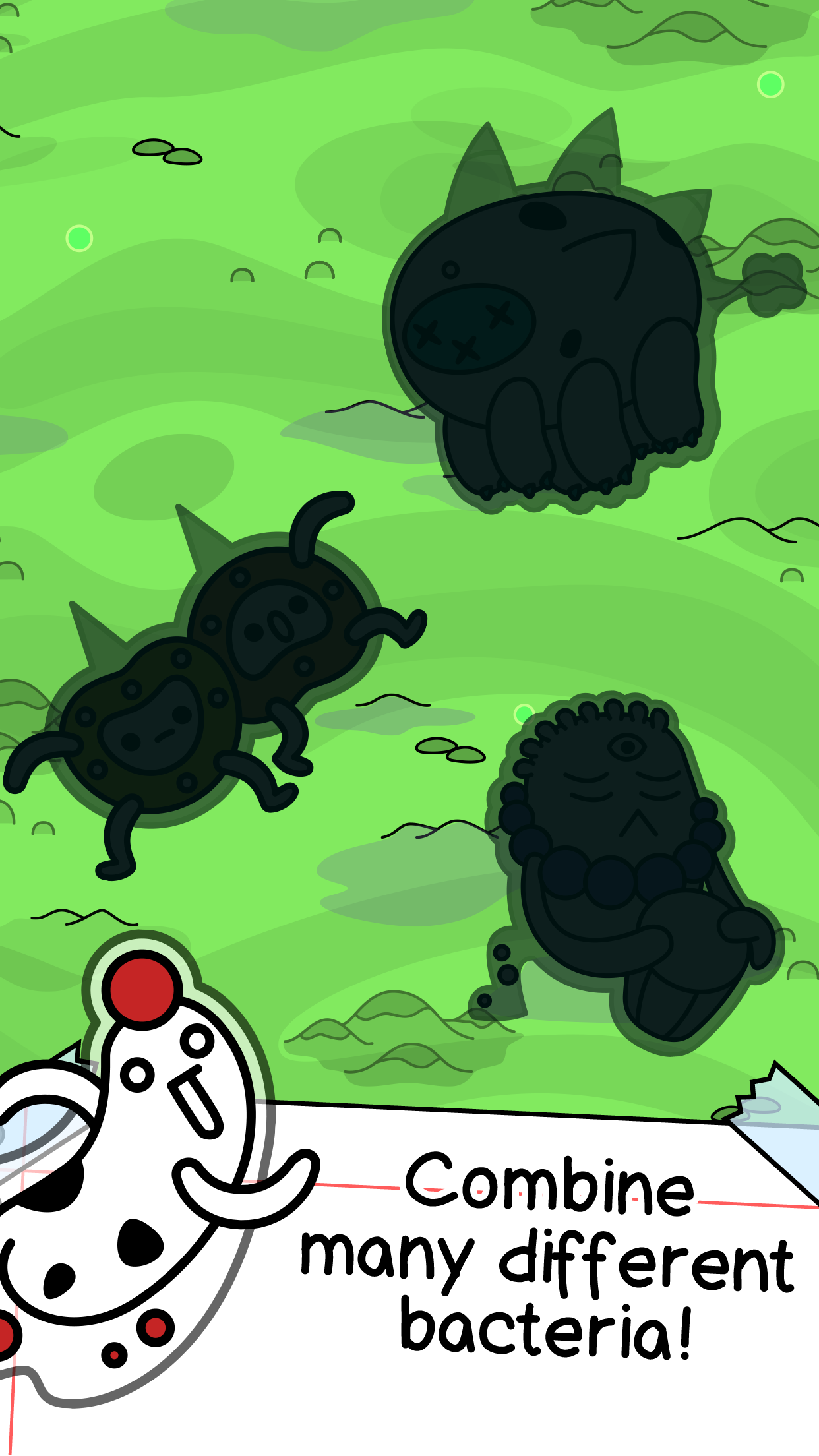 Скриншот игры Bacteria Evolution: Idle Merge