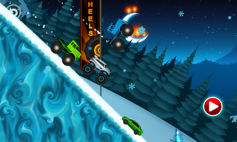 Cuplikan Layar Game Monster Truck Winter Racing
