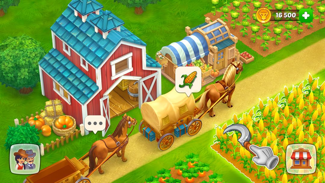 Wild West: Build a Farm 建造農場遊戲截圖