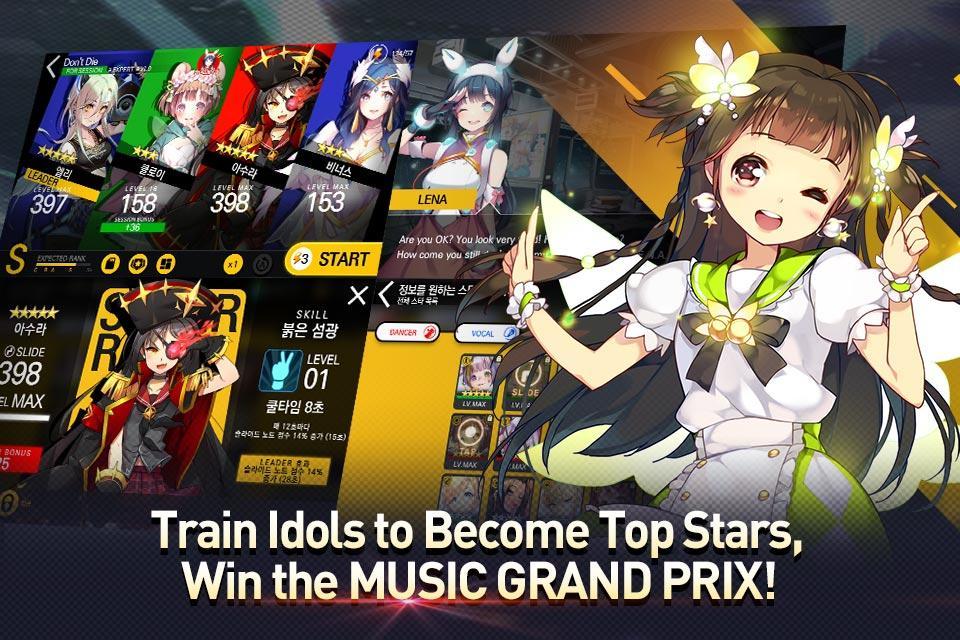 TAPSONIC TOP -Music Grand prix screenshot game
