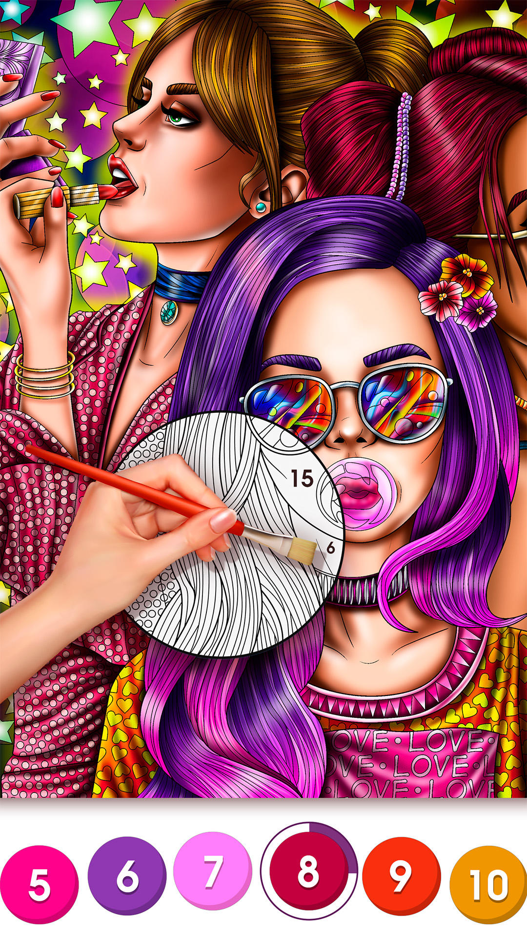 Color Book:  Secret Stories 게임 스크린샷