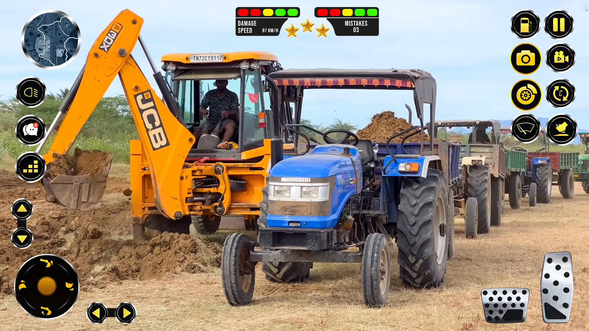 Screenshot 2 of Real JCB Snow Excavator Game 