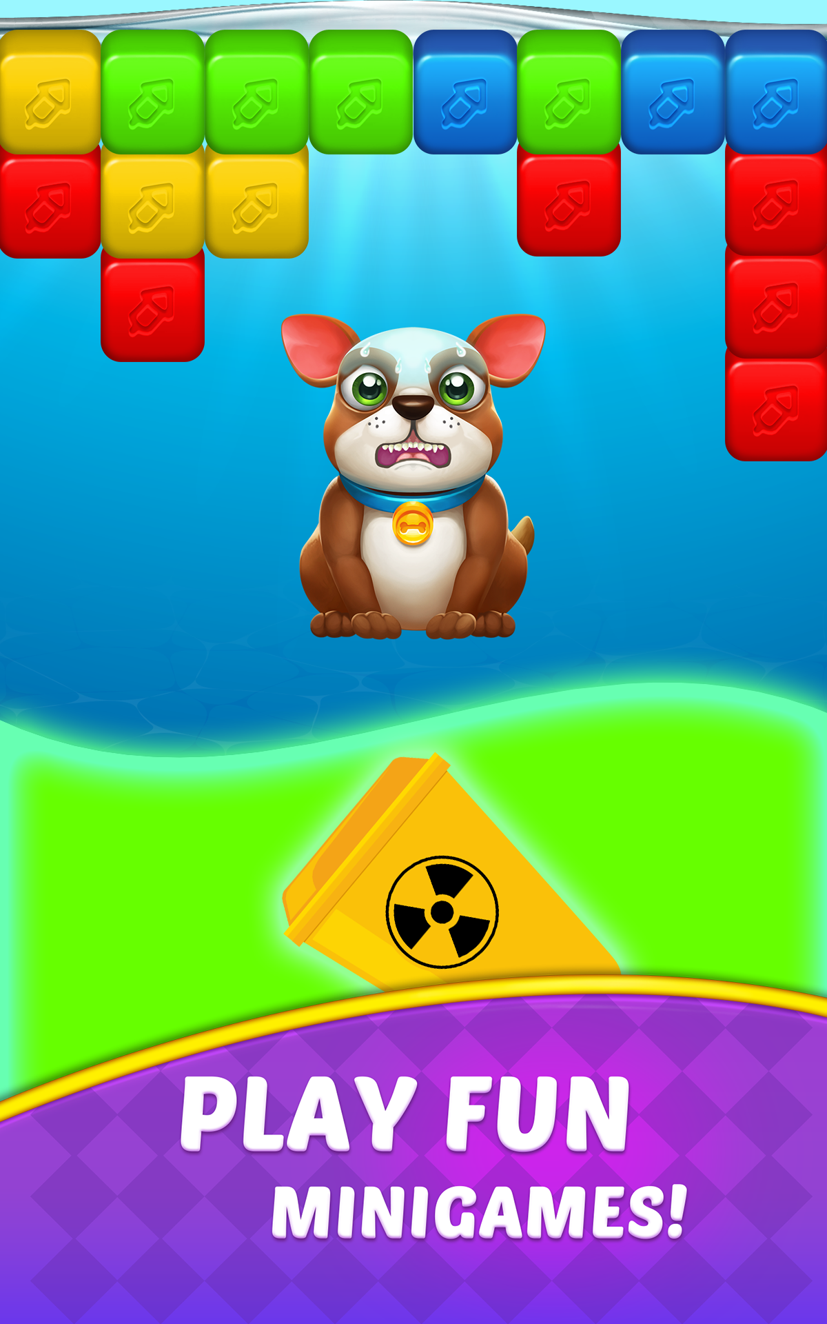 Cube Blast Journey: Toon & Toy Game Screenshot