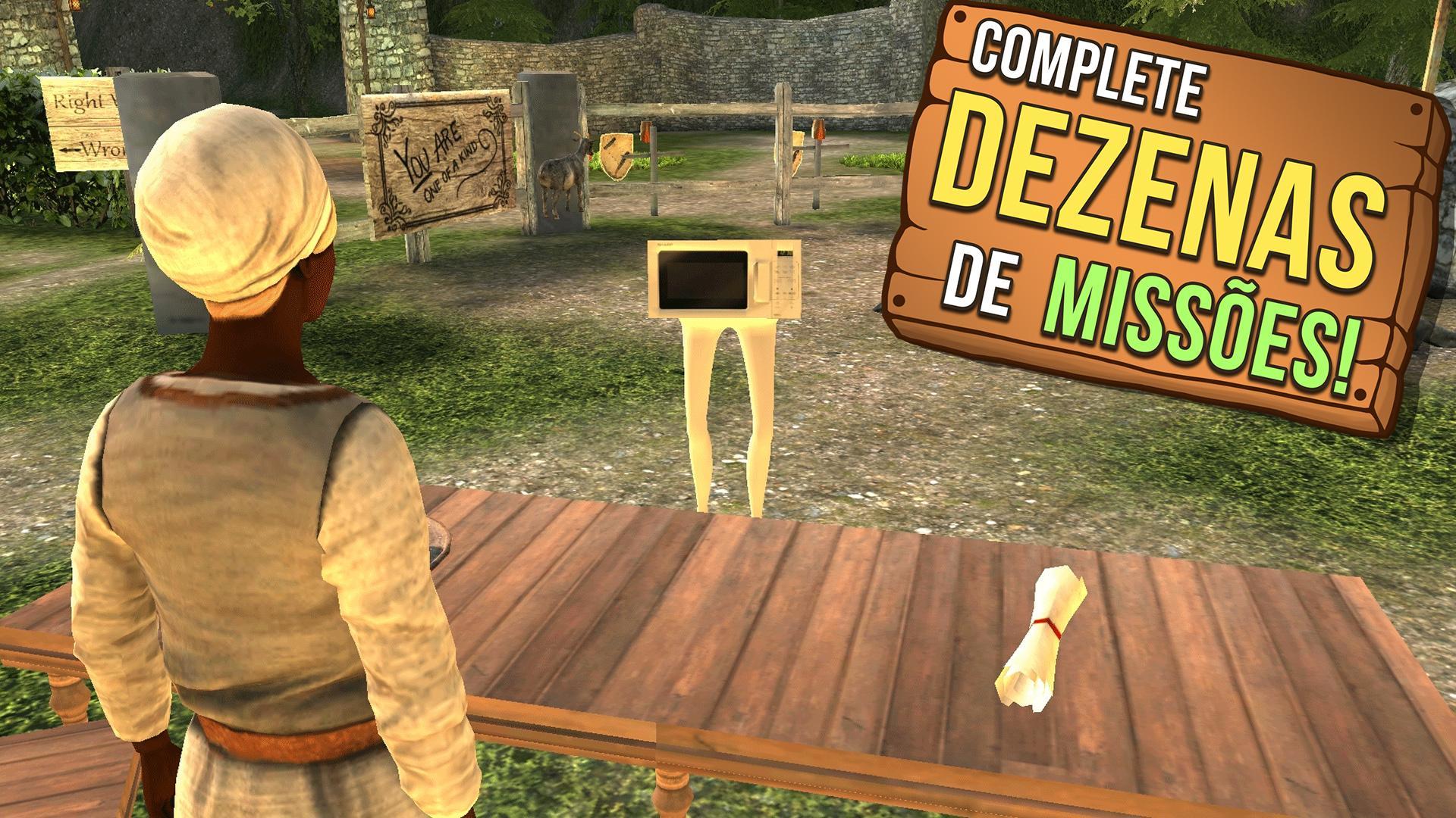Captura de Tela do Jogo Goat Simulator MMO Simulator