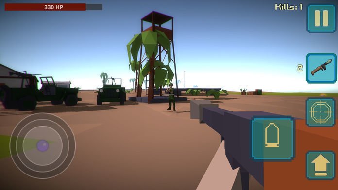 Cube Wars Strike 3D Full screenshot game