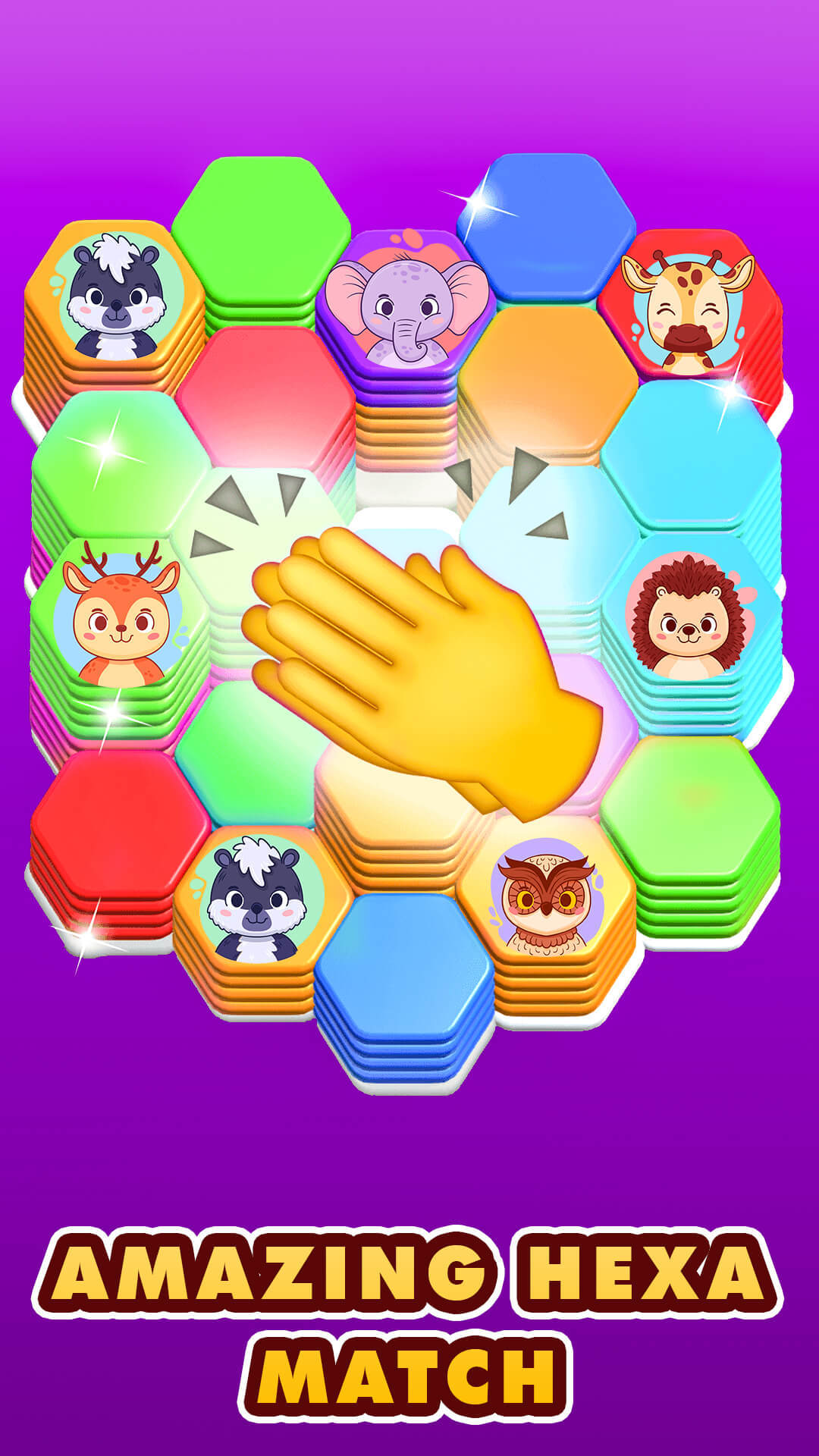 Hexa Color Match Sorting Games Game Screenshot