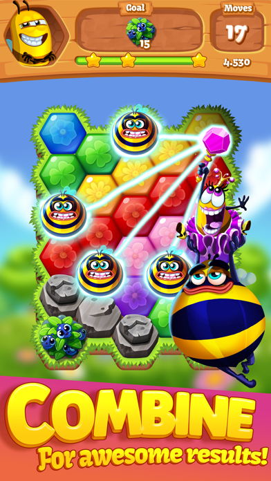 Bee Brilliant Blast Game Screenshot