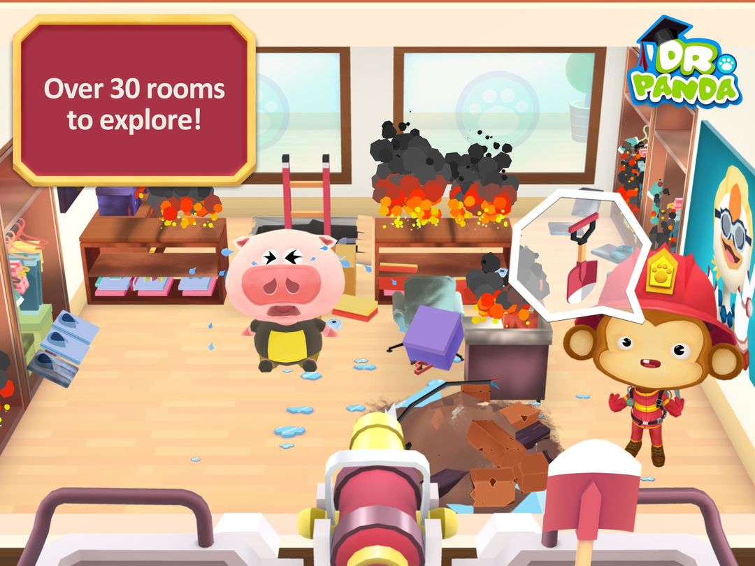 Dr. Panda Firefighters screenshot game