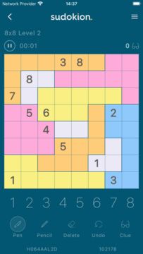 Cuplikan Layar Game Sudokion