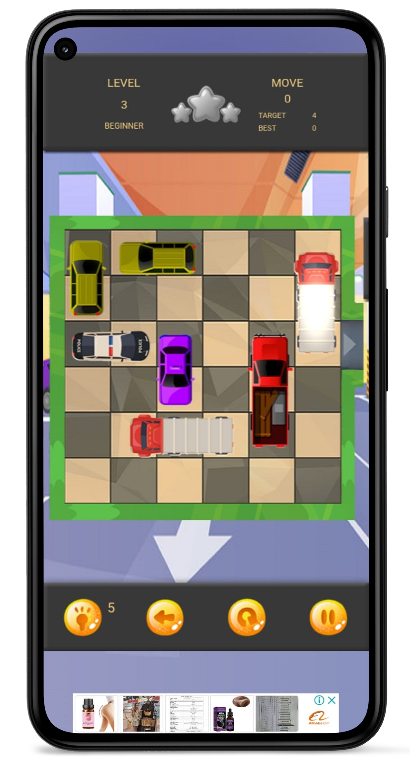 Screenshot of Parking Challenge