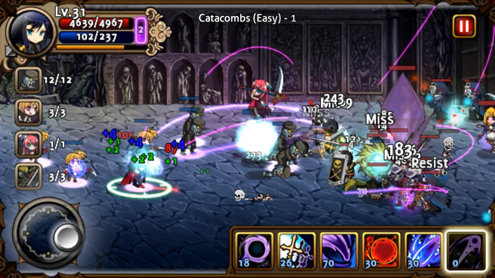 Vampire Slasher Game Screenshot