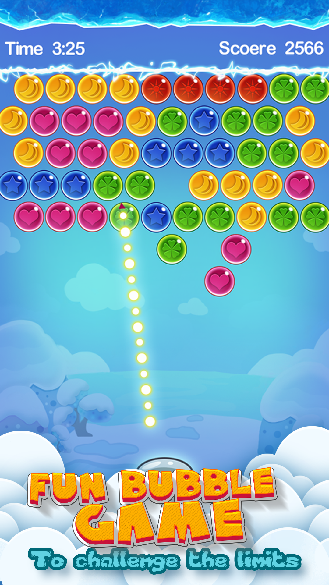 Screenshot 1 of バブルシューター-無料の人気カジュアルパズルゲーム 4.0