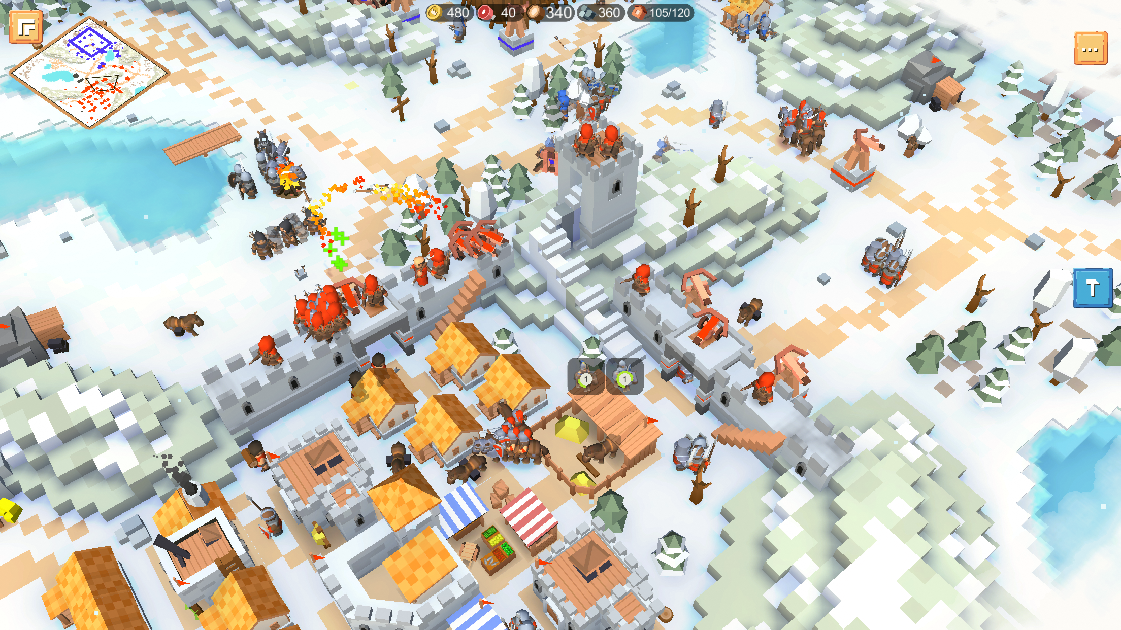 RTS Siege Up! - Medieval War Game Screenshot