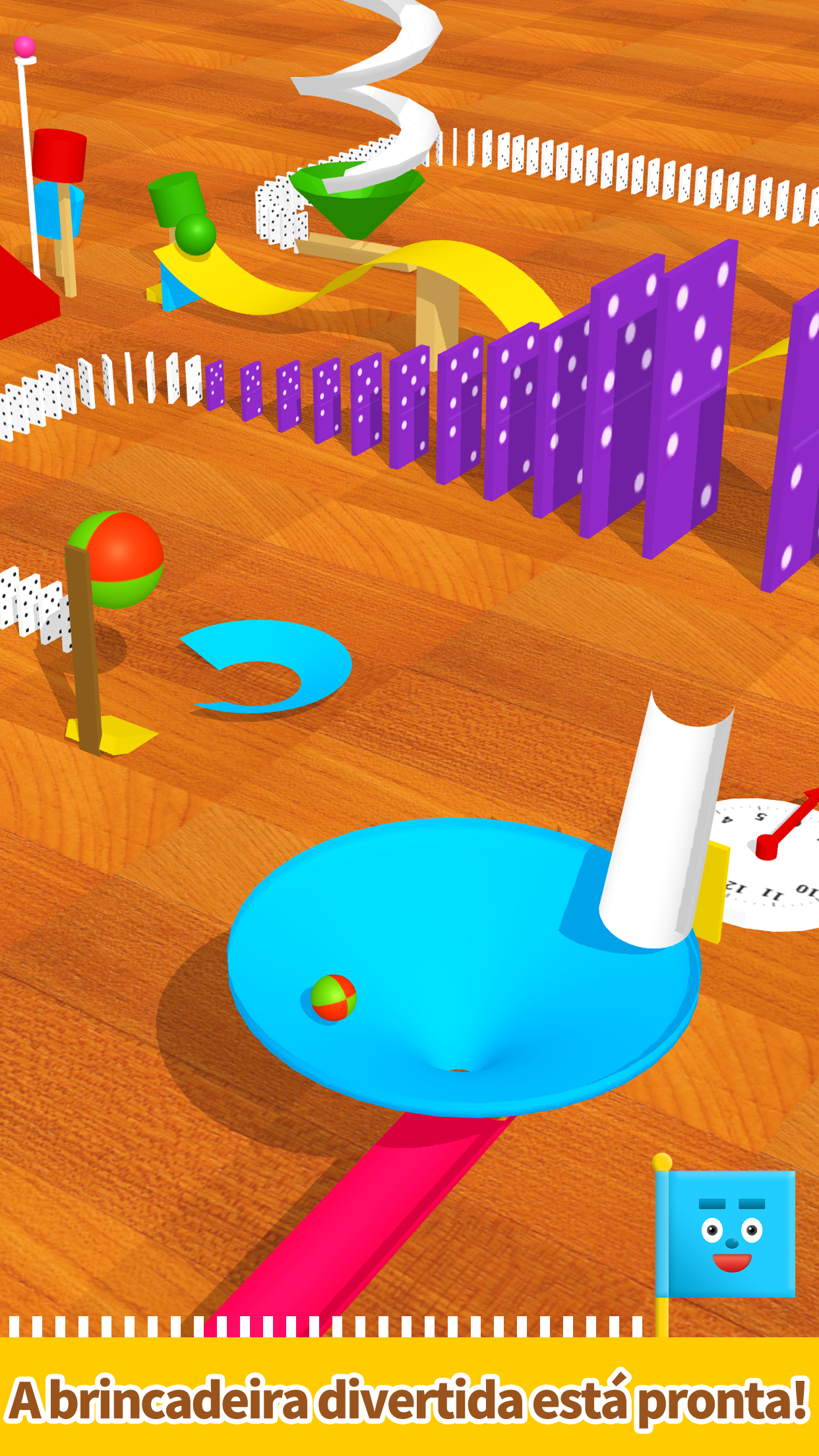 Captura de Tela do Jogo Pocket Marble Runs