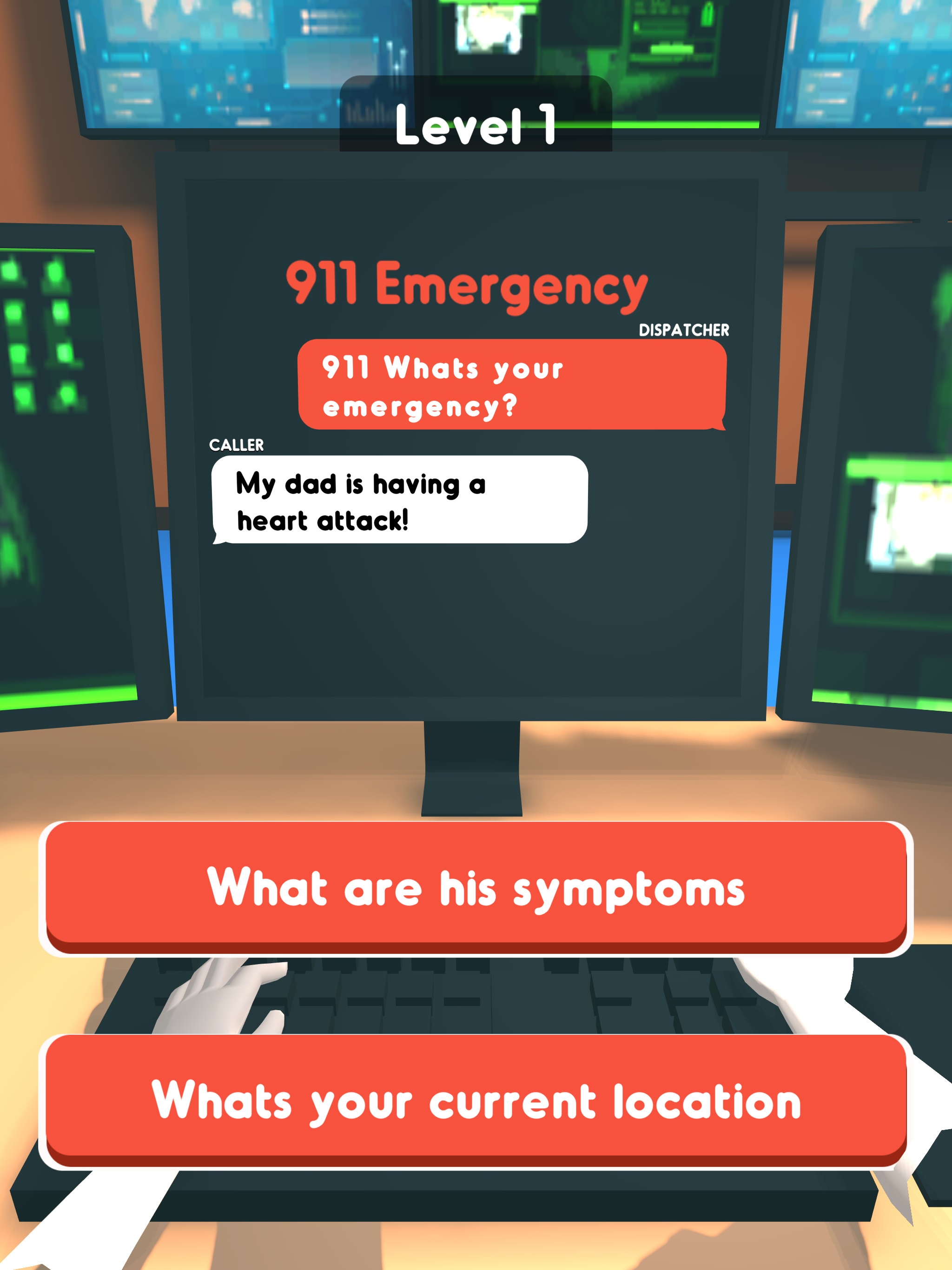 911 Emergency Dispatcher Game Screenshot