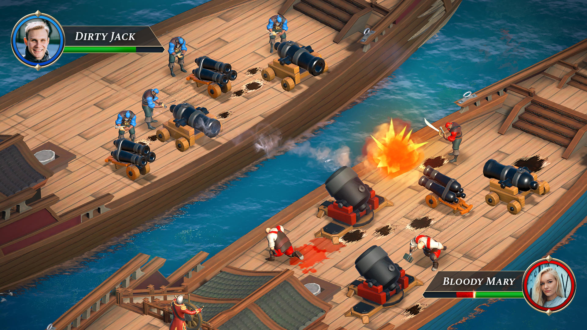 Screenshot 1 of Pirate Ships: Build and Fight 1.9.1