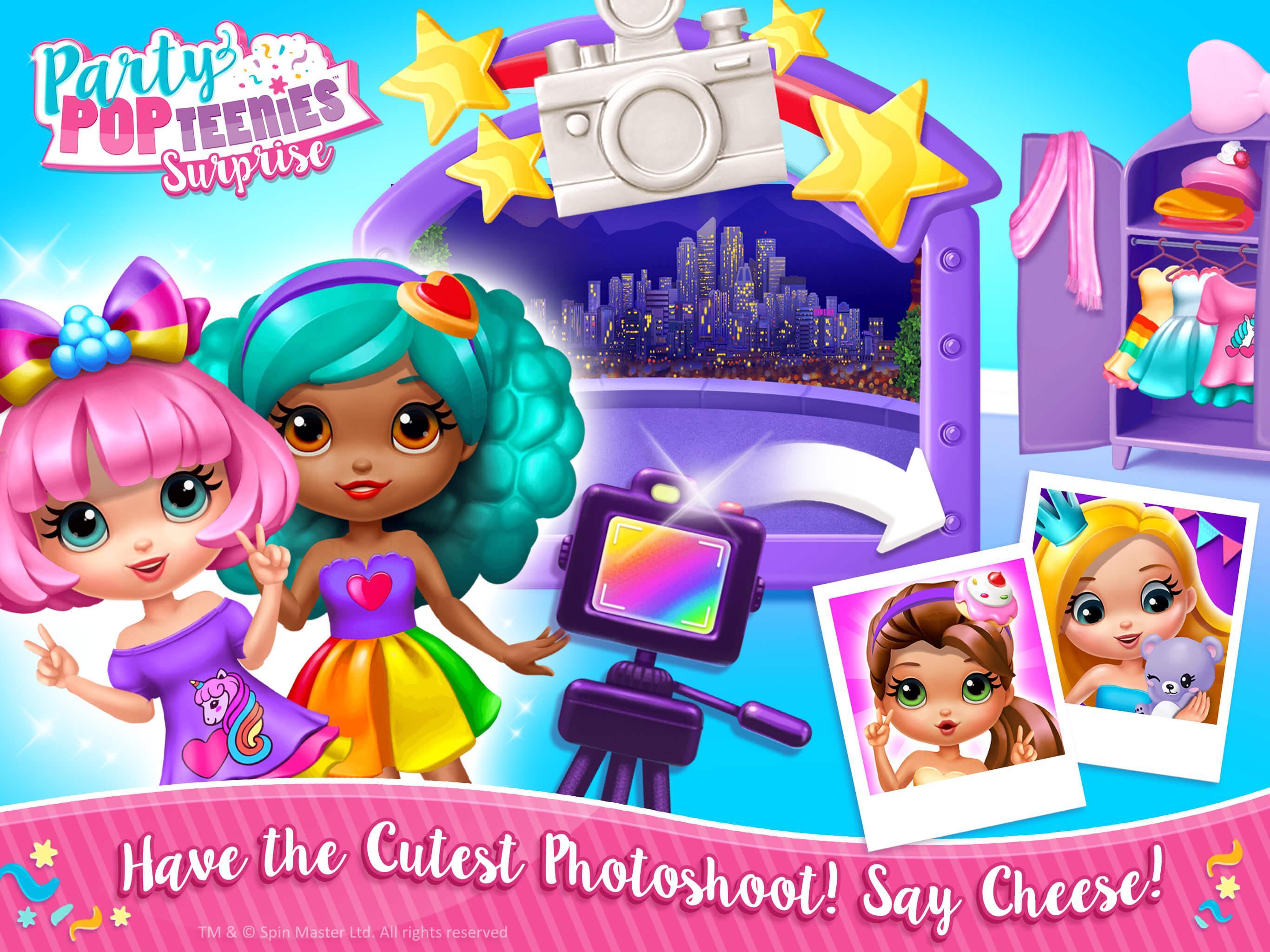 Party Popteenies Surprise - Rainbow Pop Fiesta 게임 스크린샷