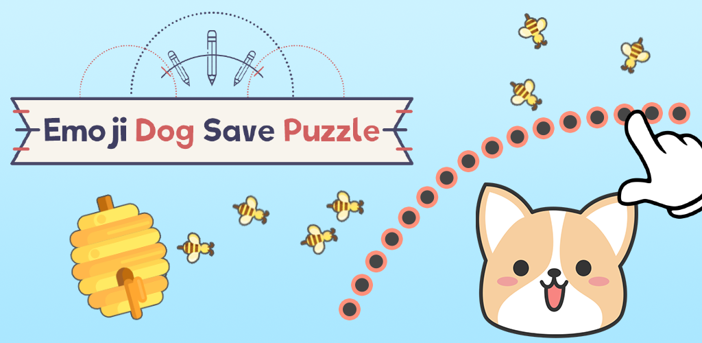 Banner of Puzzle de sauvegarde de chien Emoji 1.0.0