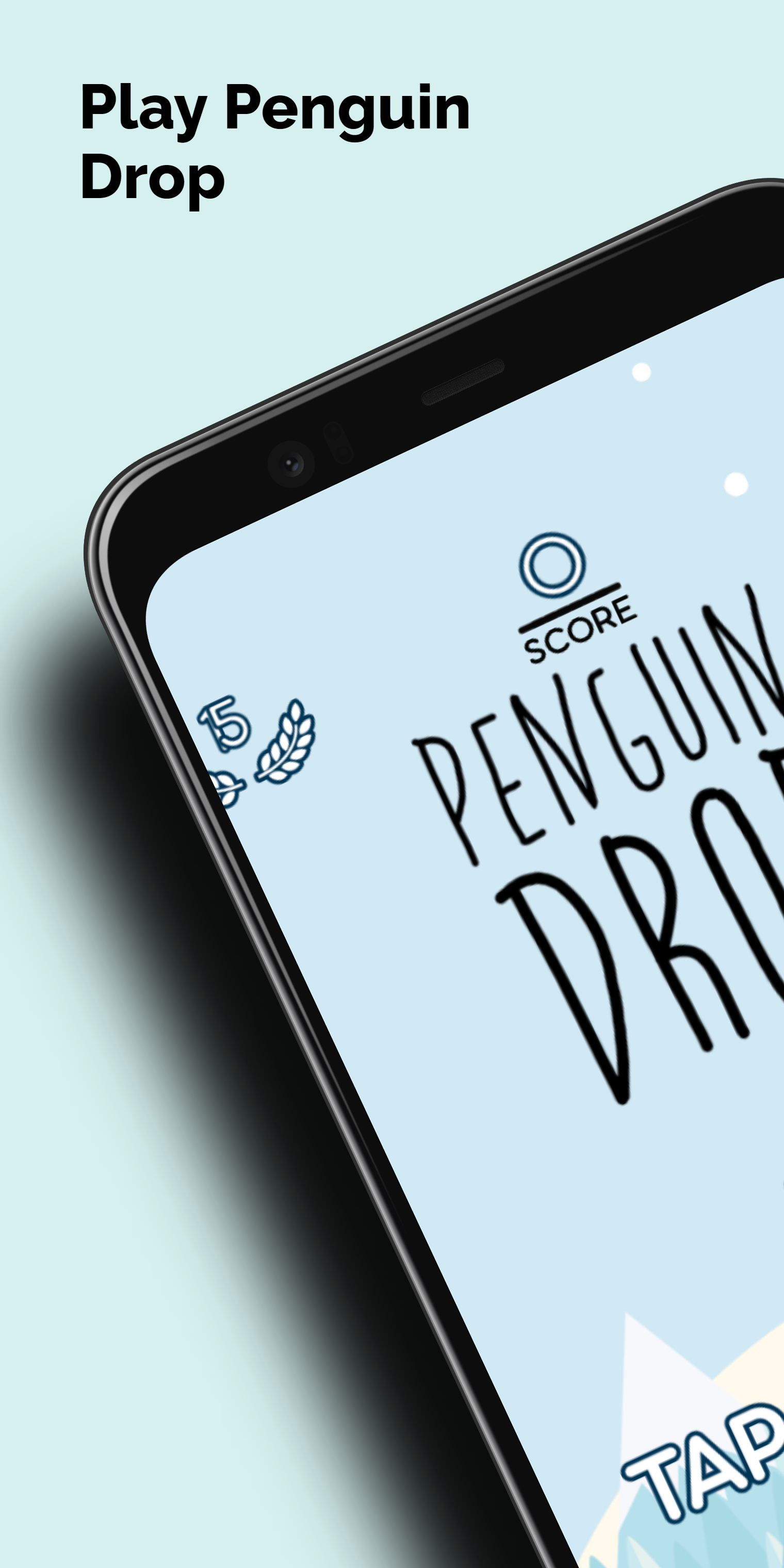 Penguin Drop Game Screenshot