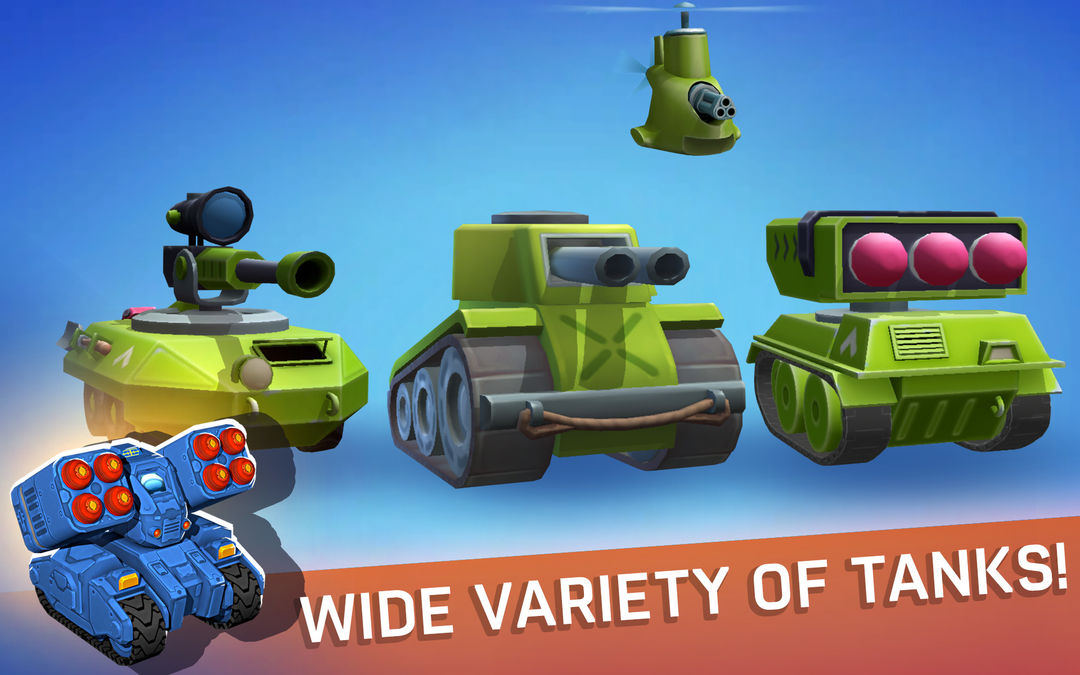 Tankhalla: New casual offline tank arcade game screenshot game