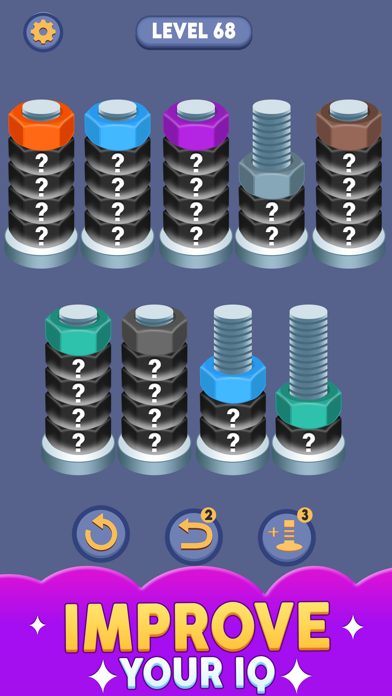 Nuts And Bolts: Screw Sort 게임 스크린샷