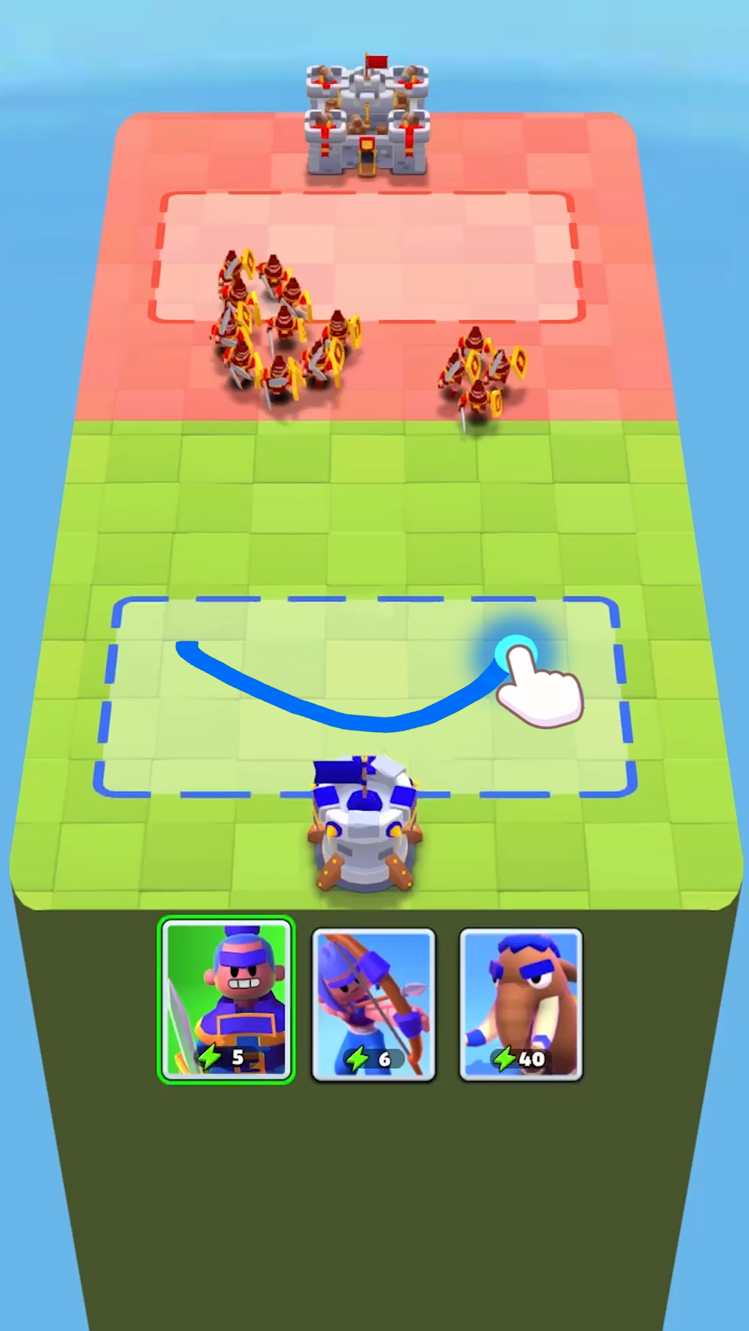 Скриншот игры Battle Draw: Clash of Towers!