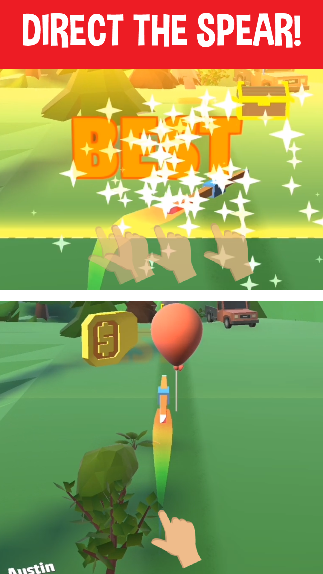 Screenshot of Throwy Spear