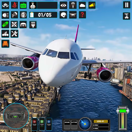 Airplane Games : Flight Sim 3D ภาพหน้าจอเกม