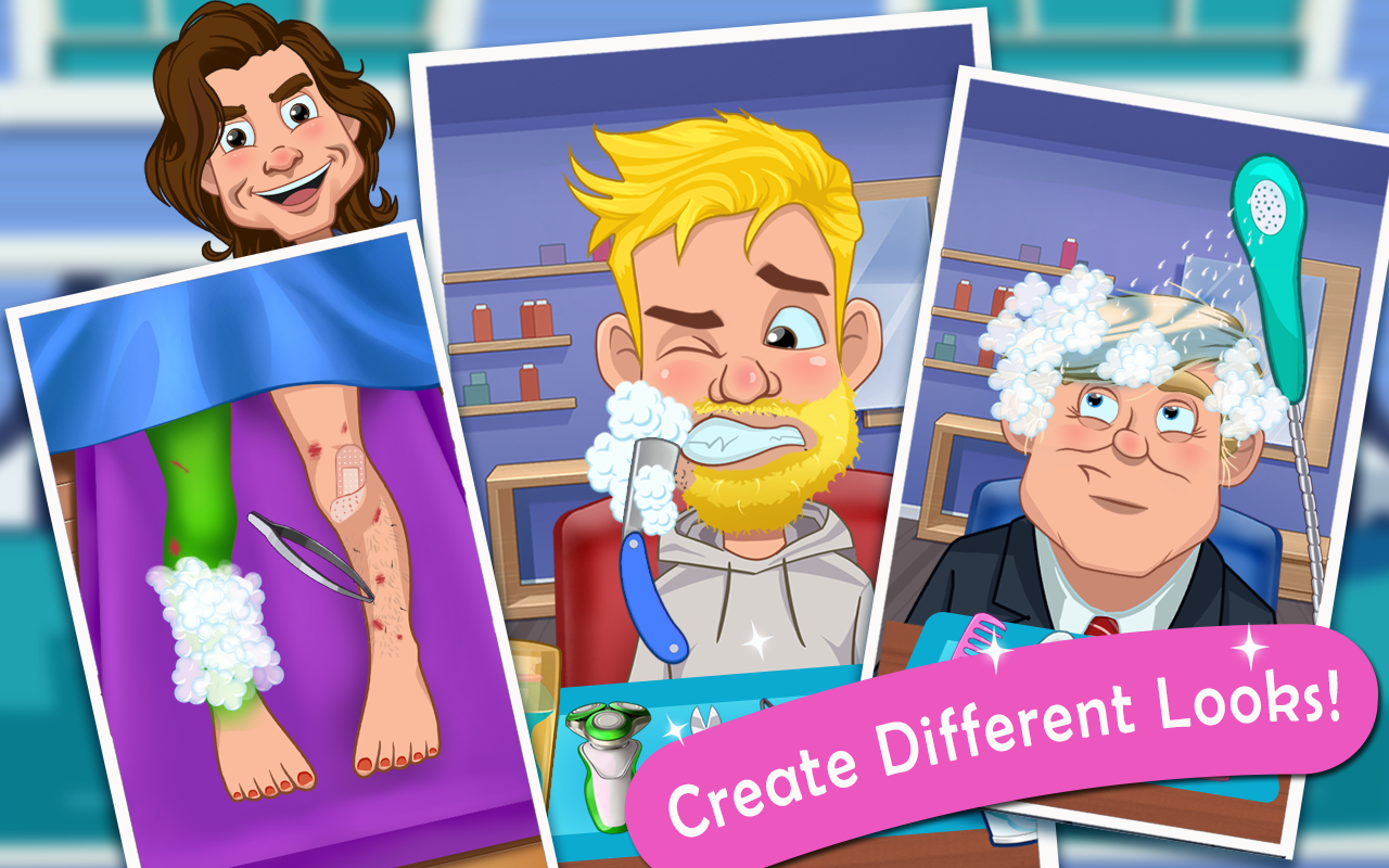 Celebrity Shave - Salon Games ゲームのスクリーンショット
