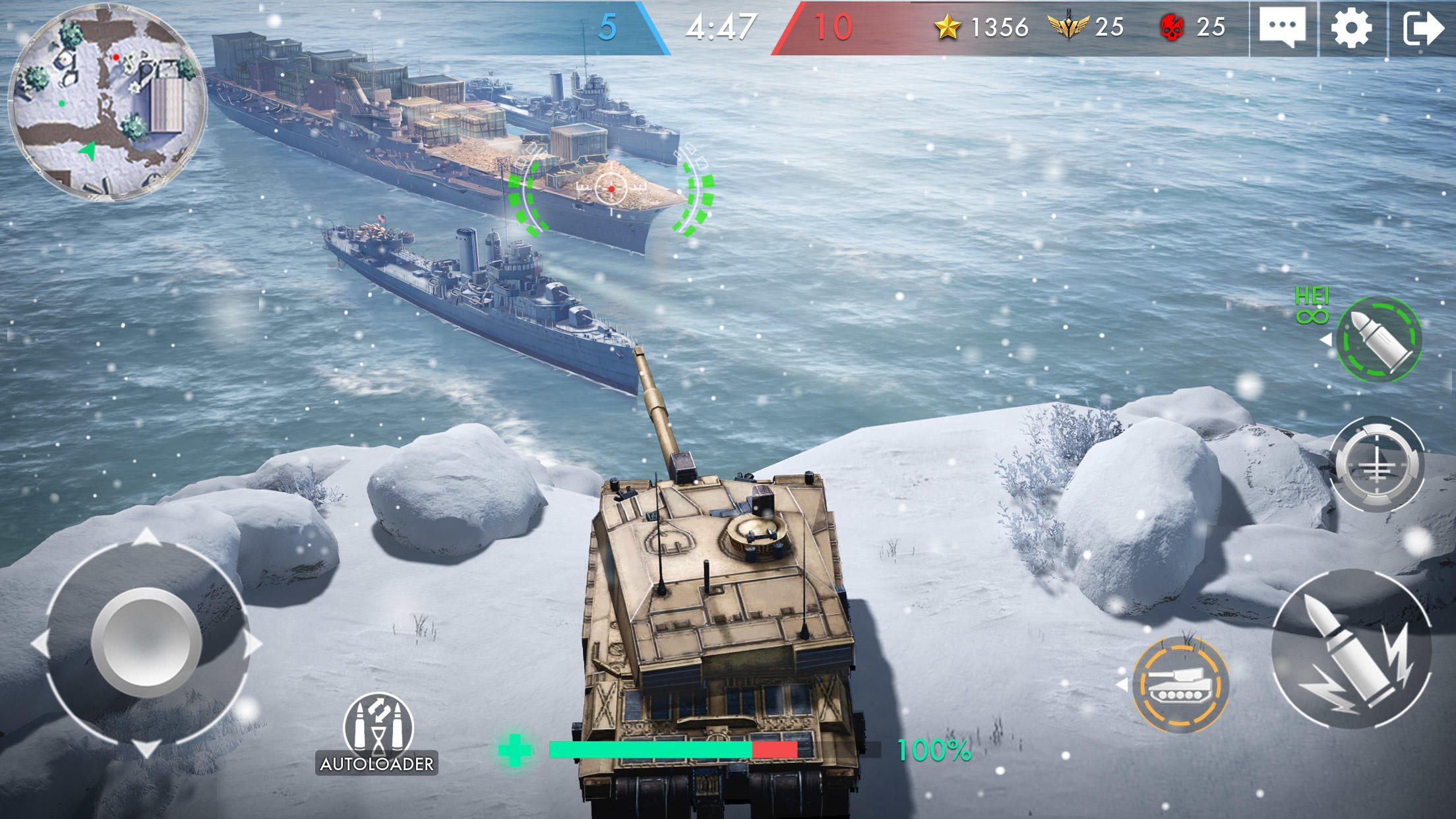 Screenshot 1 of Chiến tranh xe tăng: Trò chơi chiến đấu PvP 1.1.10