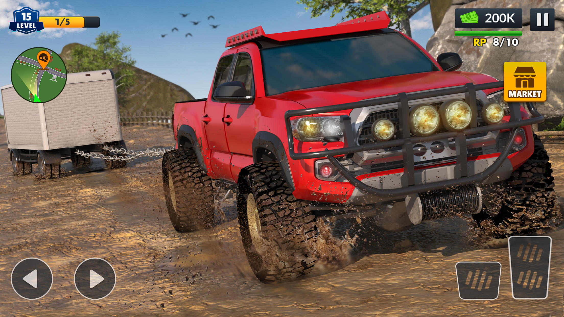 Off-Road Truck Mudding Games Game Screenshot