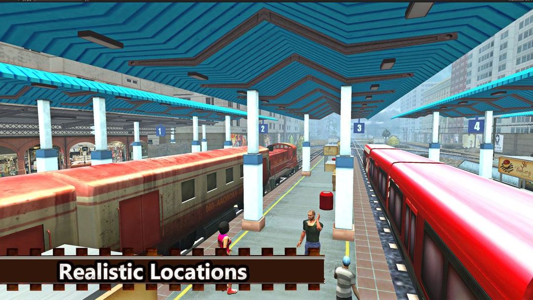 Screenshot of Real Indian Train Sim Train 3D