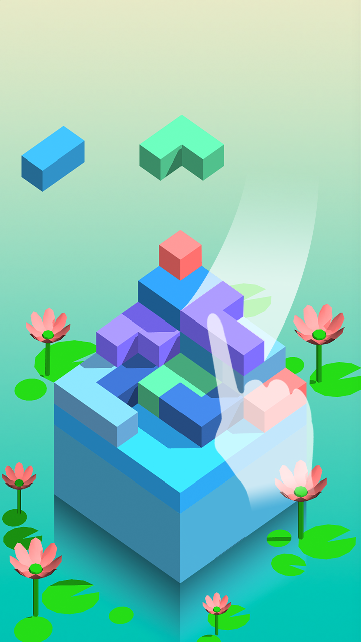 SquareStack - Zen Casual Game Game Screenshot