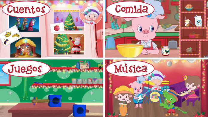 Mundo Lanugo en Navidad – Juegos Navideños Game Screenshot
