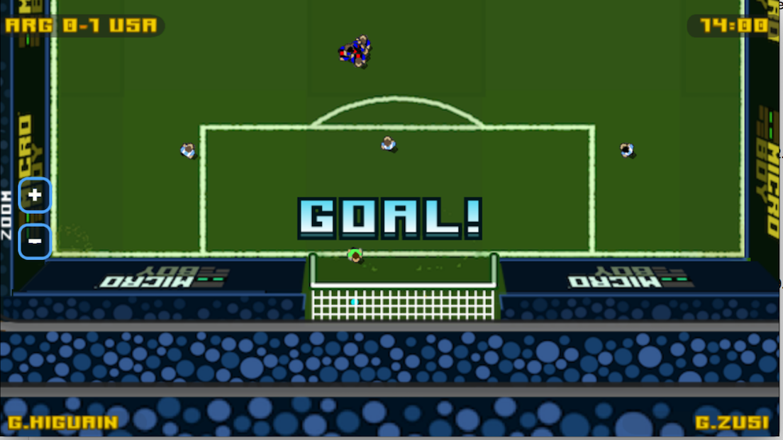 MicroSoccer Game Screenshot