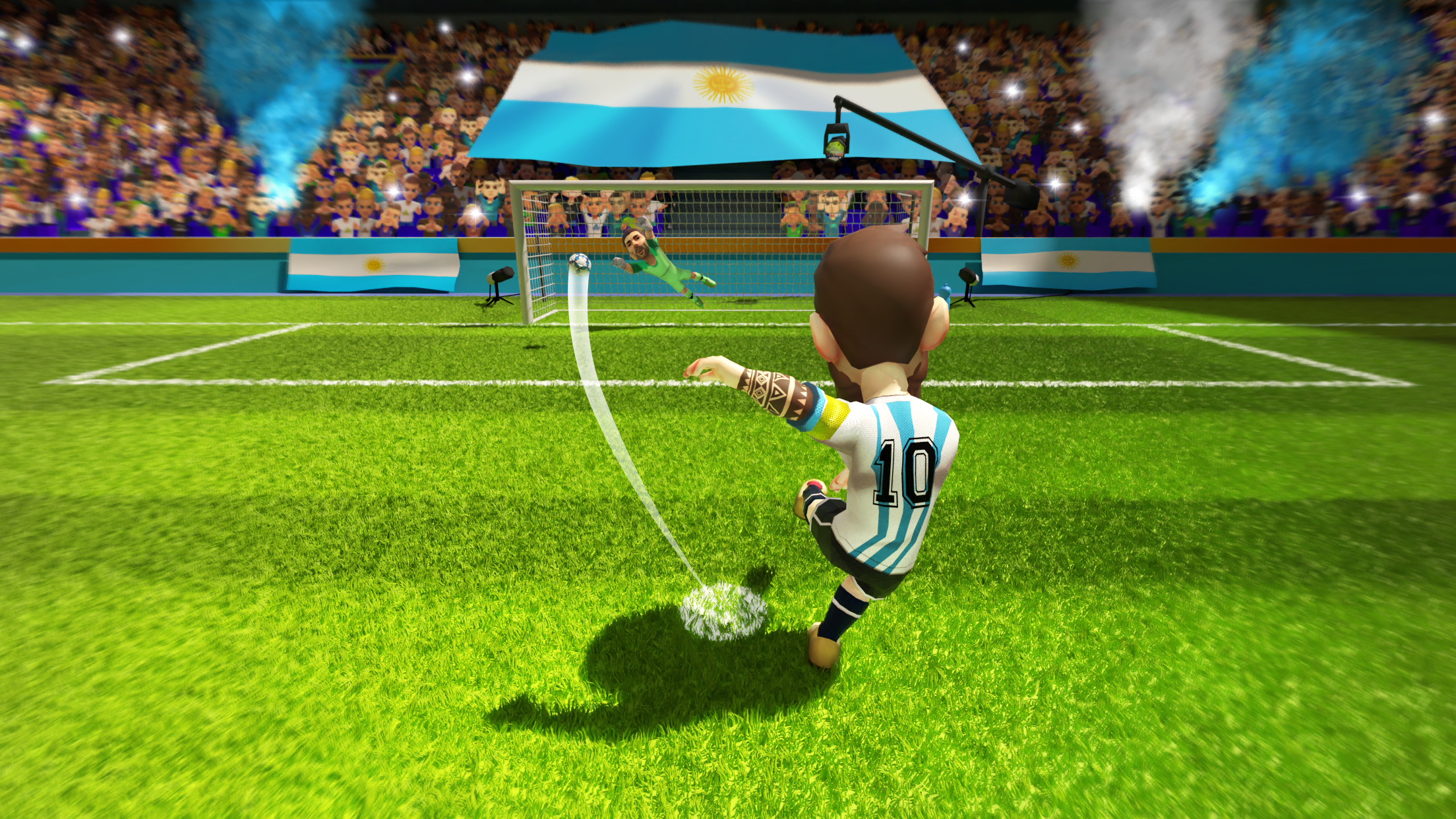 Mini Football - Mobile Soccer screenshot game