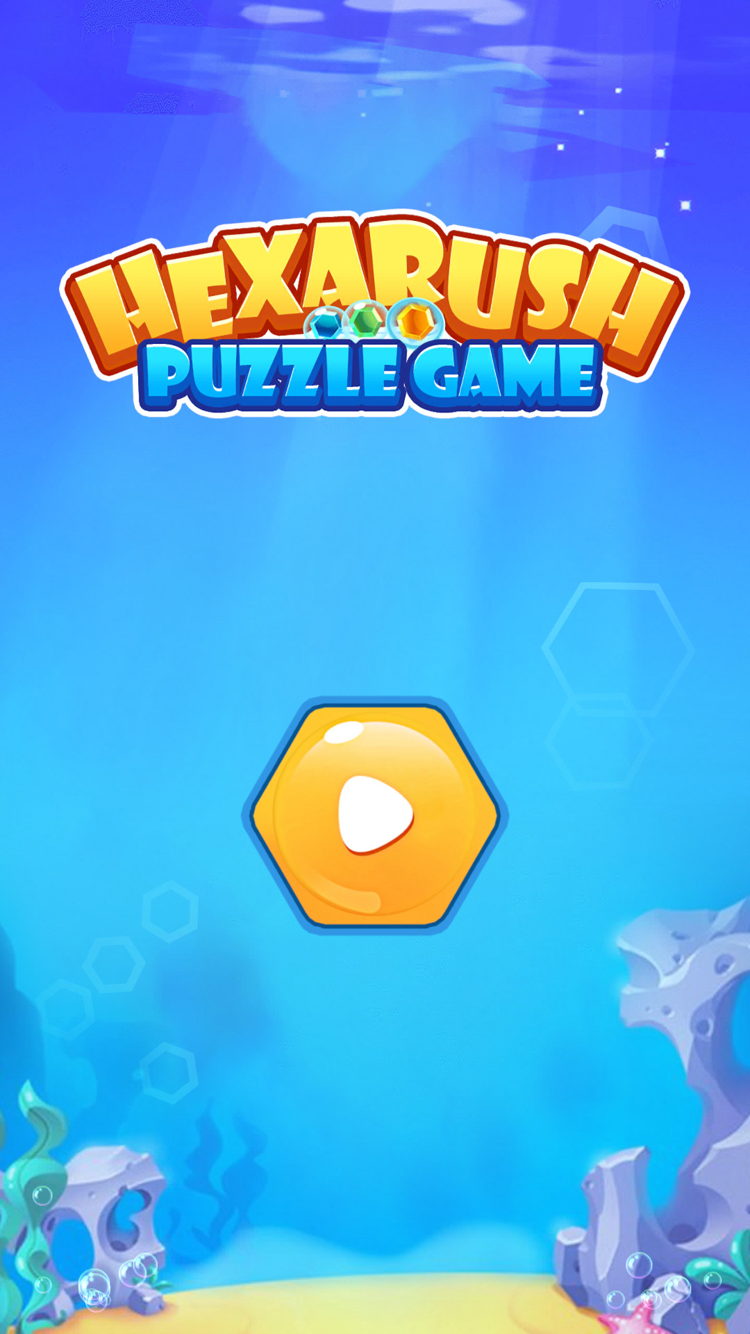 Screenshot of HexaRush: Puzzle Game