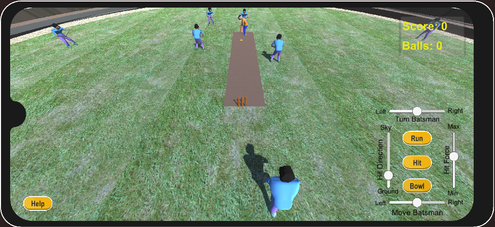 Single Wicket Cricket screenshot game