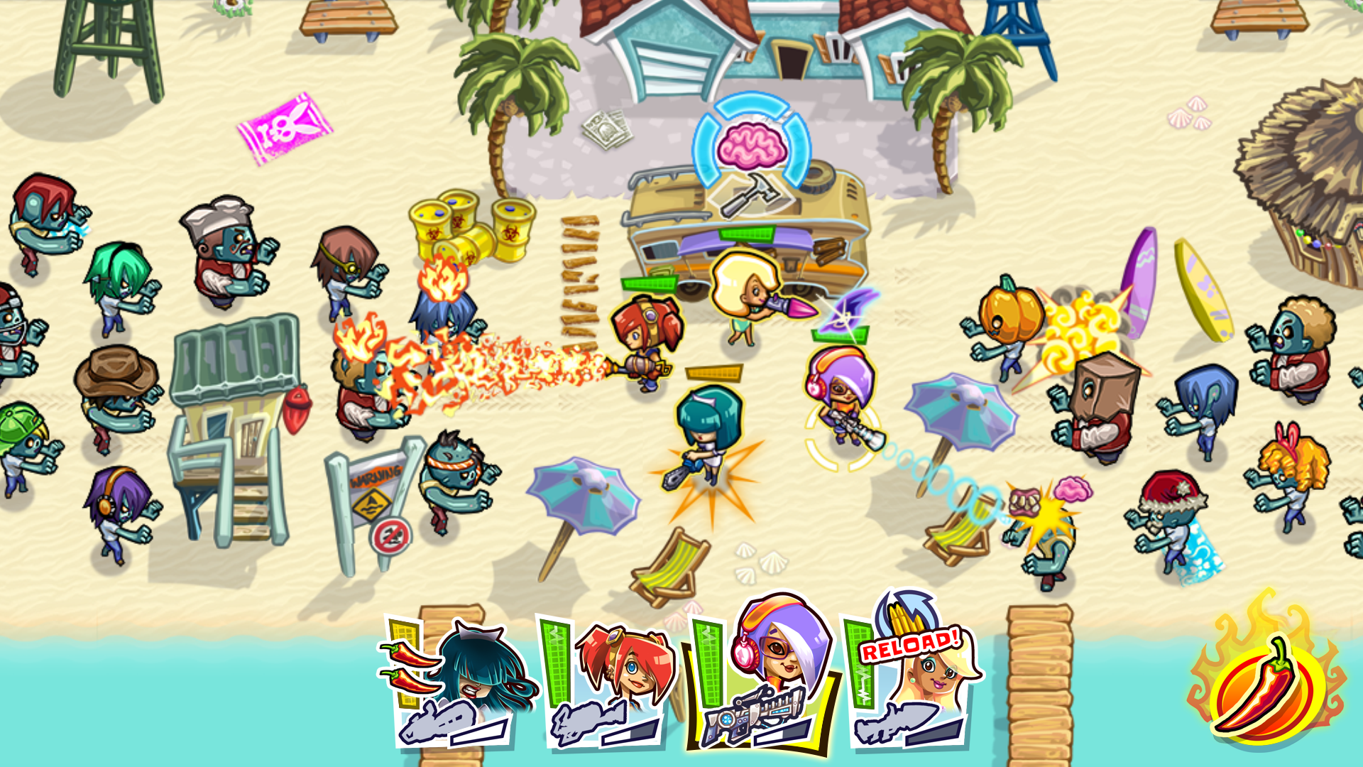 Guns'n'Glory Zombies Premium 遊戲截圖