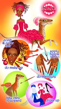 Скриншот игры Magic Princess Makeover