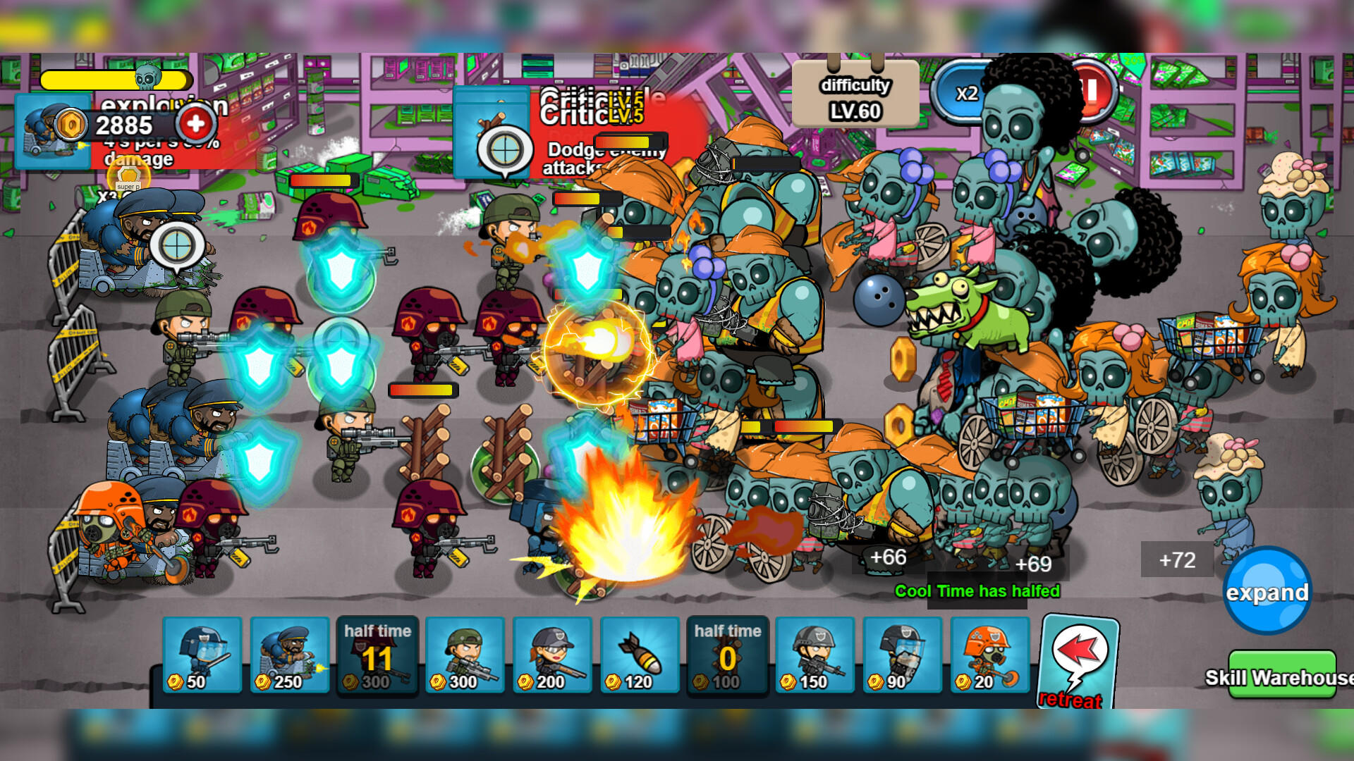 Special Forces War - Zombie Attack Game Screenshot