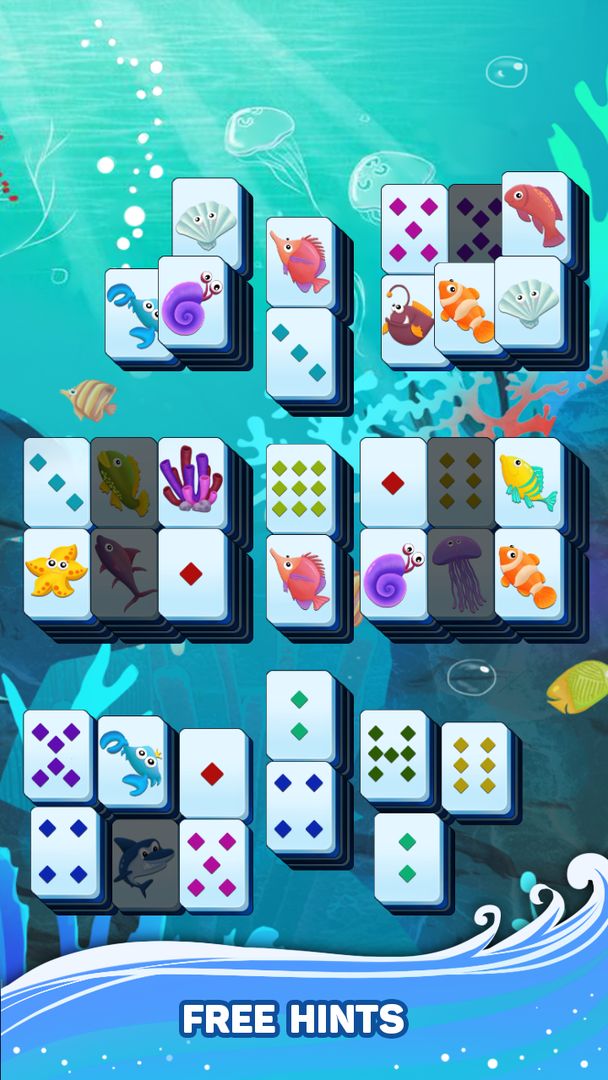 Mahjong Ocean 게임 스크린 샷
