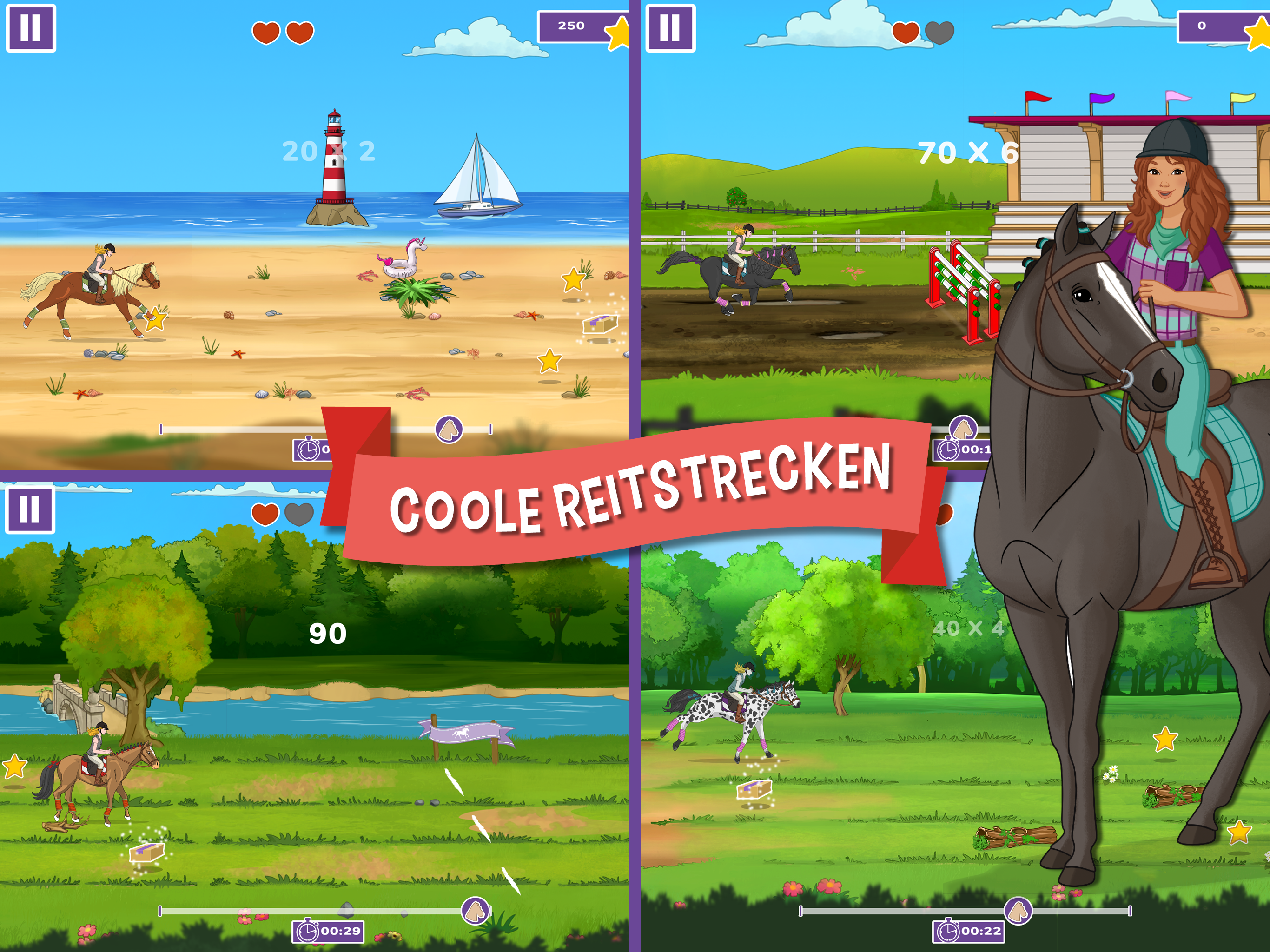 Captura de Tela do Jogo HORSE CLUB Pferde-Abenteuer