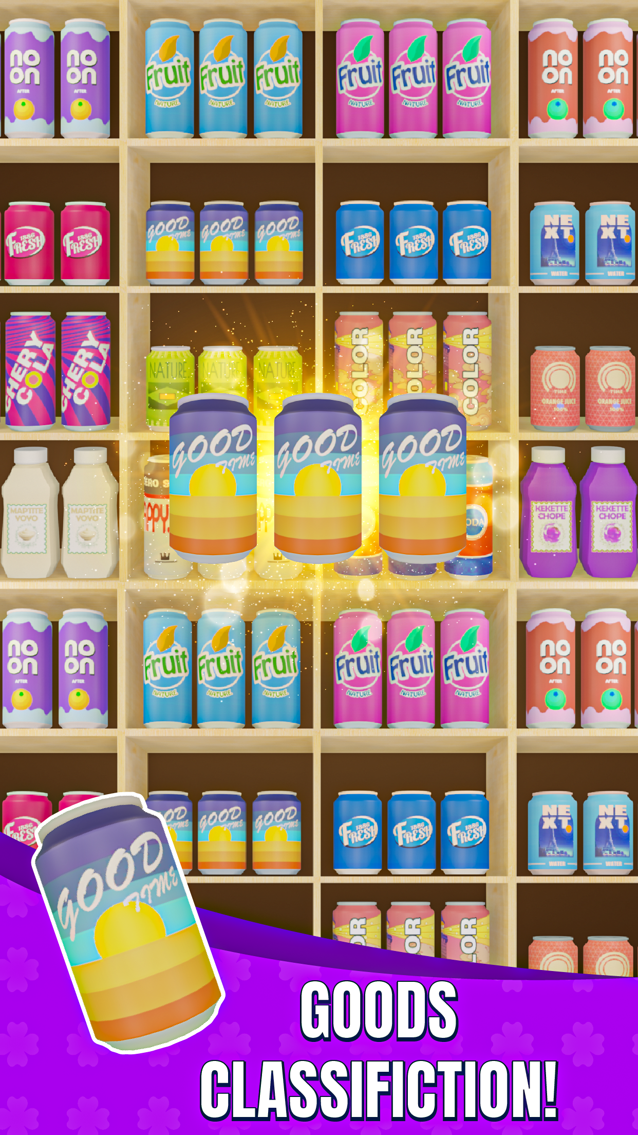 Triple Goods Merge: Sorting 3D Game Screenshot