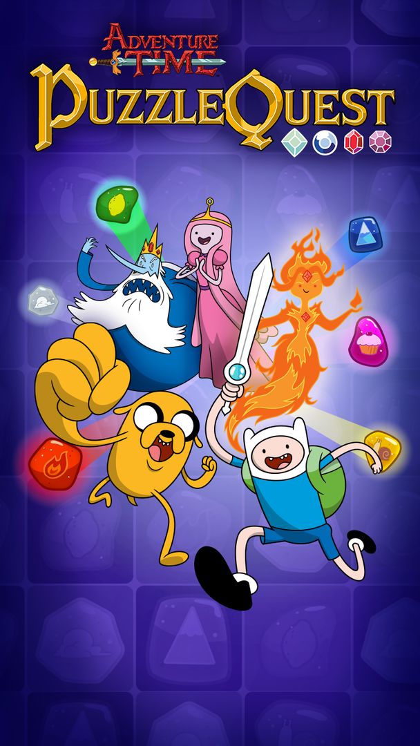 Screenshot of Adventure Time Puzzle Quest