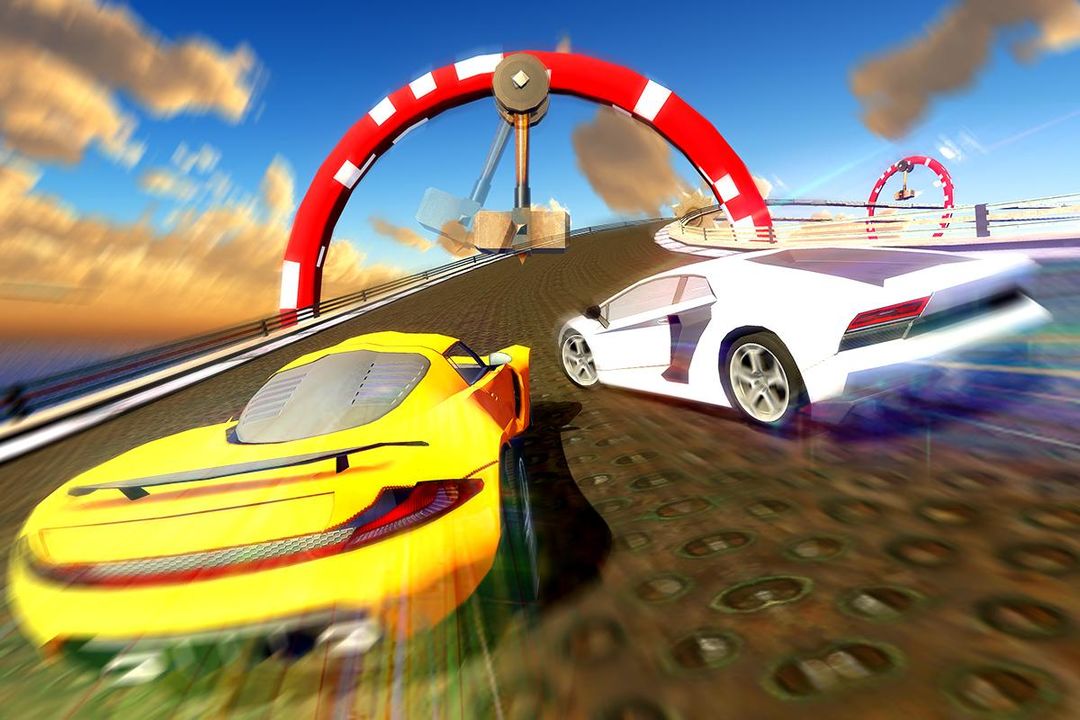 Impossible GT Car Driving Tracks: Big Car Jumps ภาพหน้าจอเกม
