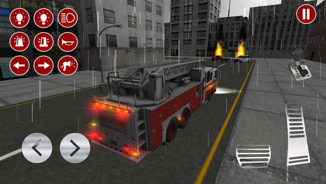 Fire Truck Driving Simulator遊戲截圖